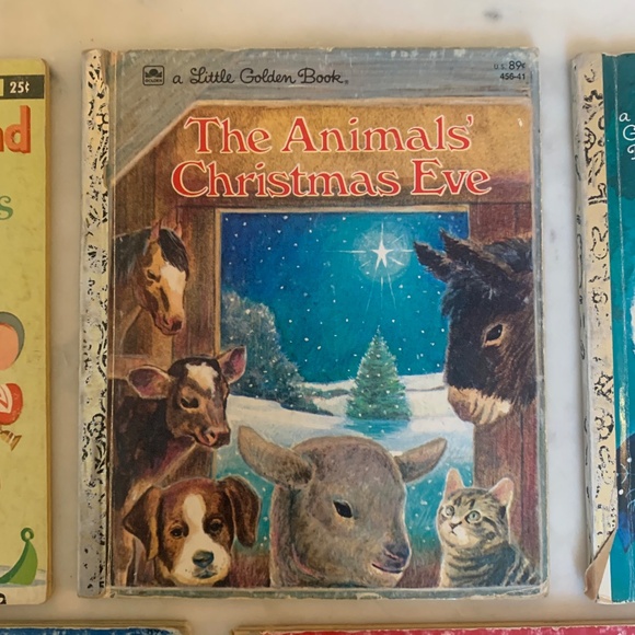 lot of 5 vintage Christmas books Little Golden Book - Picture 3 of 16